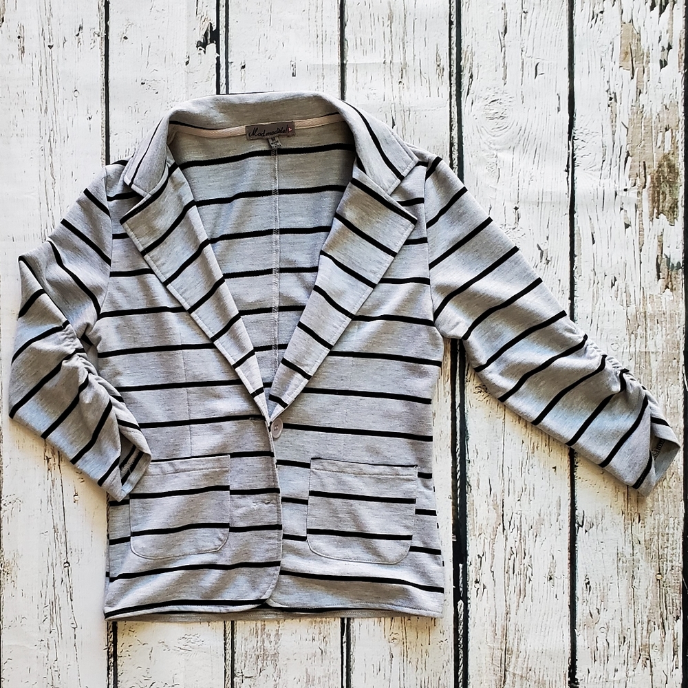 Striped blazer